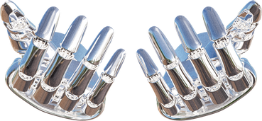 3D Abstract Chrome Hands